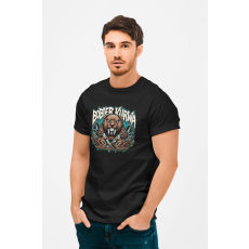  D&B Férfi/Unisex Póló ME00002 BoberKurwa Fekete-Méret S