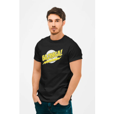  D&B Férfi/Unisex Póló MO00006 TheBigBangTheory Fekete-Méret 4XL