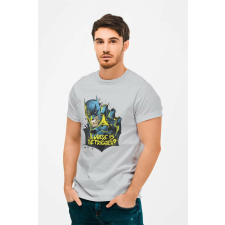 D&B Férfi/Unisex Póló MO00016 Batman Szürke-Méret 5XL férfi póló