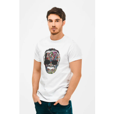  D&B Férfi/Unisex Póló MO00018 StanLee Fehér-Méret 3XL