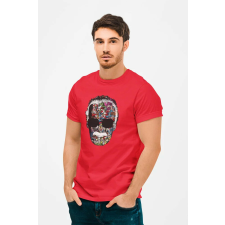 D&B Férfi/Unisex Póló MO00018 StanLee Piros-Méret 5XL férfi póló