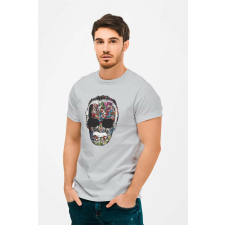 D&B Férfi/Unisex Póló MO00018 StanLee Szürke-Méret S férfi póló