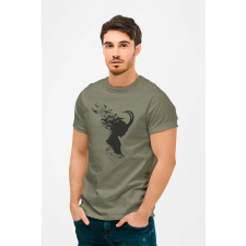 D&B Férfi/Unisex Póló MO00019 Loki Katonai zöld-Méret XL férfi póló
