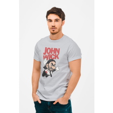 D&B Férfi/Unisex Póló MO00027 JohnWick Szürke-Méret 2XL férfi póló