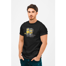  D&amp;B Férfi/Unisex Póló MO00030 Minions Fekete-Méret XL férfi póló