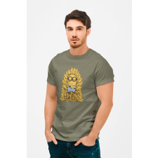  D&amp;B Férfi/Unisex Póló MO00031 Minions Katonai zöld-Méret 3XL férfi póló