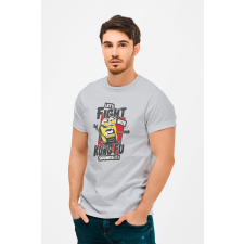 D&B Férfi/Unisex Póló MO00033 Minions Szürke-Méret M férfi póló