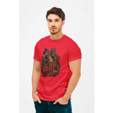  D&amp;B Férfi/Unisex Póló MO00035 Mortal-kombat Piros-Méret 2XL férfi póló