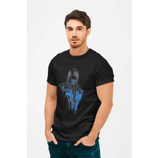  D&B Férfi/Unisex Póló MO00037 Mortal-kombat Fekete-Méret 5XL