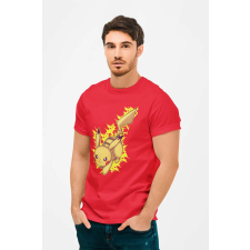  D&amp;B Férfi/Unisex Póló MO00042 Pokemon Piros-Méret 3XL férfi póló