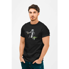  D&B Férfi/Unisex Póló MO00044 PulpFiction Mandalorian Fekete-Méret 2XL
