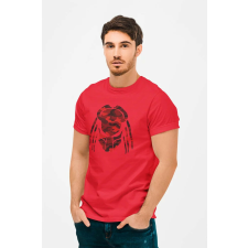 D&B Férfi/Unisex Póló MO00045 Predator Piros-Méret 3XL férfi póló