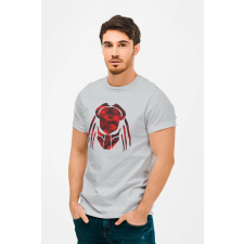  D&amp;B Férfi/Unisex Póló MO00045 Predator Szürke-Méret L férfi póló