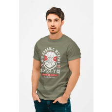  D&B Férfi/Unisex Póló MO00046 ResidentEvil Katonai zöld-Méret S