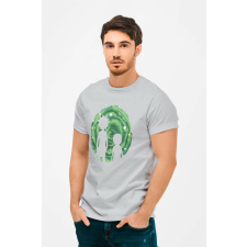  D&amp;B Férfi/Unisex Póló MO00047 RickAndMorty Szürke-Méret L férfi póló