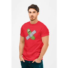 D&B Férfi/Unisex Póló MO00053 RickAndMorty Piros-Méret 4XL férfi póló