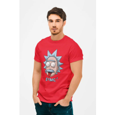 D&B Férfi/Unisex Póló MO00054 RickAndMorty Piros-Méret M férfi póló