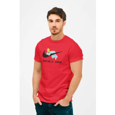  D&B Férfi/Unisex Póló MO00057 TheSimpsons Piros-Méret S