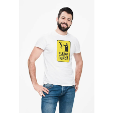 D&B Férfi/Unisex Póló MO00069 Star Wars Fehér-Méret M férfi póló