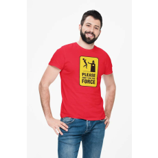  D&B Férfi/Unisex Póló MO00069 Star Wars Piros-Méret XL