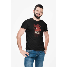  D&B Férfi/Unisex Póló MO00073 Walking Dead Fekete-Méret 5XL