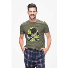D&B Férfi Unisex Póló PC00004 Batman Katonai zöld-Méret XL férfi póló