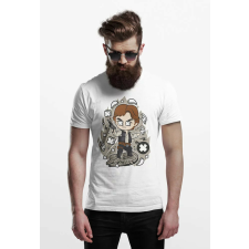 D&B Férfi Unisex Póló PC00012 Han Solo Fehér-Méret 3XL férfi póló