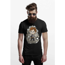 D&B Férfi Unisex Póló PC00012 Han Solo Fekete-Méret 5XL férfi póló