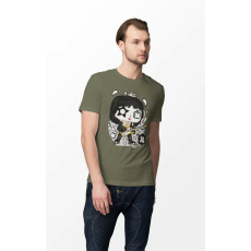  D&B Férfi Unisex Póló PC00016 Kiss Katonai zöld-Méret 3XL