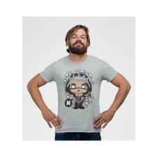 D&B Férfi Unisex Póló PC00018 Marilyn Manson Szürke-Méret 4XL férfi póló