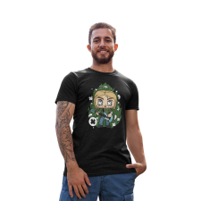 D&B Férfi/Unisex Póló PC00031 Cobain Fekete-Méret S férfi póló