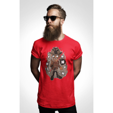 D&B Férfi/Unisex Póló PC00042 Fredy Krueger Piros-Méret 2XL férfi póló