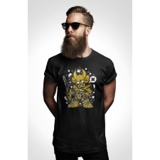 D&B Férfi/Unisex Póló PC00044 Garo Fekete-Méret 4XL férfi póló
