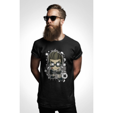  D&B Férfi/Unisex Póló PC00045 Ghost Buster Fekete-Méret L