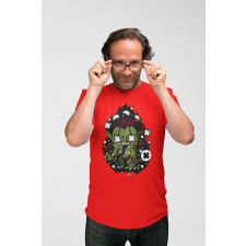 D&B Férfi/Unisex Póló PC00048 Green Goblin Piros-Méret 5XL férfi póló