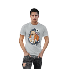  D&amp;B Férfi/Unisex Póló PC00068 Master Roshi Szürke-Méret 5XL férfi póló
