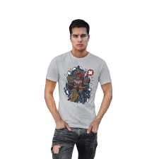 D&B Férfi/Unisex Póló PC00071 Megazord Szürke-Méret M férfi póló