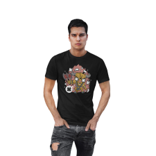 D&B Férfi/Unisex Póló PC00073 Minotaur Fekete-Méret 5XL férfi póló