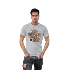  D&B Férfi/Unisex Póló PC00073 Minotaur Szürke-Méret 5XL