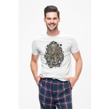 D&B Férfi/Unisex Póló PC00085 Predator Fehér-Méret L férfi póló