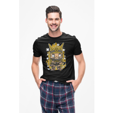 D&B Férfi/Unisex Póló PC00086 Prince Vultan Fekete-Méret M férfi póló