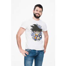 D&B Férfi/Unisex Póló PC00102 ShonGoku Fehér-Méret 2XL férfi póló