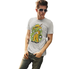  D&B Férfi/Unisex Póló PC00110 The Mask Szürke-Méret M