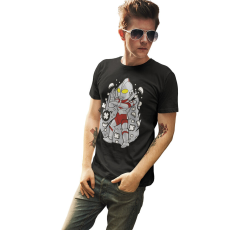  D&B Férfi/Unisex Póló PC00114 Ultraman Fekete-Méret L