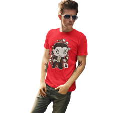 D&B Férfi/Unisex Póló PC00118 Vlad Dracula Piros-Méret 3XL férfi póló