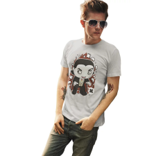 D&B Férfi/Unisex Póló PC00118 Vlad Dracula Szürke-Méret XL férfi póló