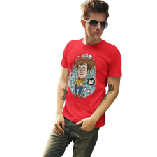 D&B Férfi/Unisex Póló PC00121 Woody Piros-Méret 3XL férfi póló