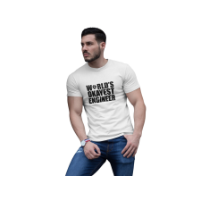 D&B Férfi/Unisex Póló ST00006 Engineer Fehér-Méret 4XL férfi póló