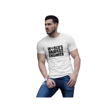  D&B Férfi/Unisex Póló ST00006 Engineer Fehér-Méret L