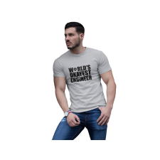 D&B Férfi/Unisex Póló ST00006 Engineer Szürke-Méret 4XL férfi póló